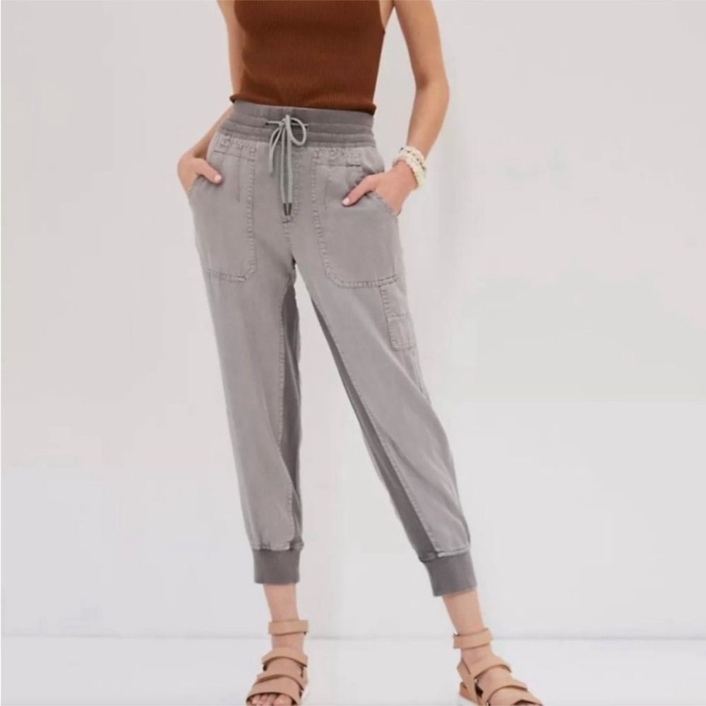 Anthropologie Nomad gray jogger pants